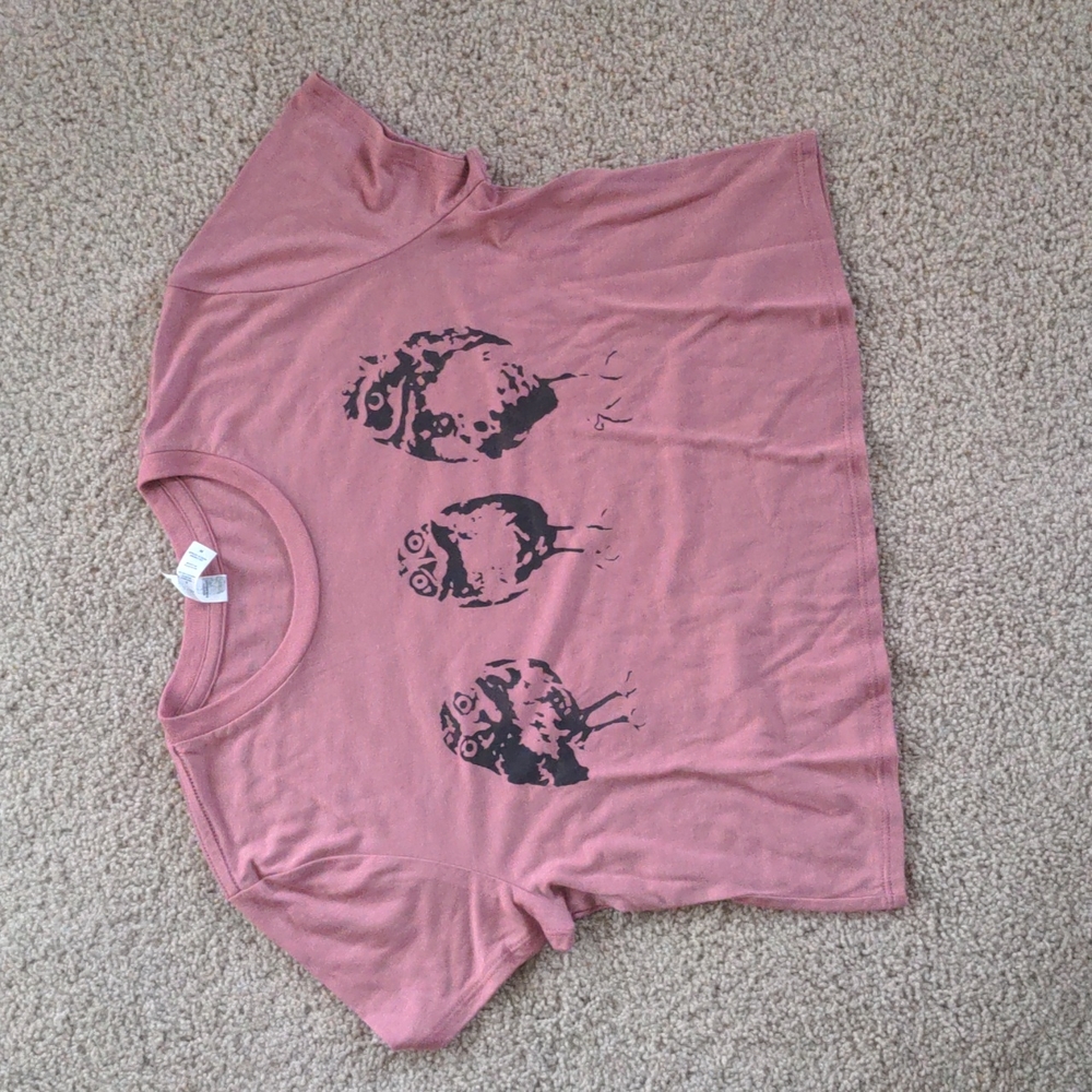 Animals Anonymous Cropped Burrowing Owl Tee